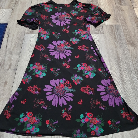 Modcloth Midi Floral Dress - Picture 4 of 4
